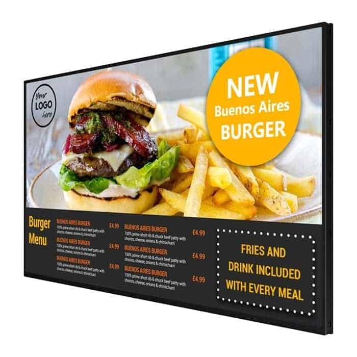 AllSee 43" UHD Digital Menu Display Board